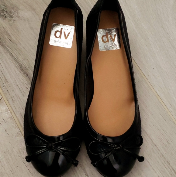 DV Dolce Vita Wedged Black Shoes - Picture 2 of 6